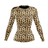 Leopard Women's Rash Guard XMARTIAL