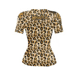 Leopard Women's Rash Guard XMARTIAL