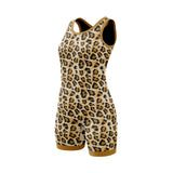 Leopard Women's Wrestling Singlet XMARTIAL