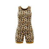 Leopard Women's Wrestling Singlet XMARTIAL