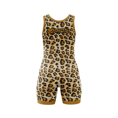 Leopard Women's Wrestling Singlet XMARTIAL