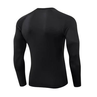 Lightweight Sports Long Sleeve Black Compression Shirt XMARTIAL