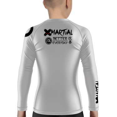 Limitless Kids BJJ Rash Guard XMARTIAL