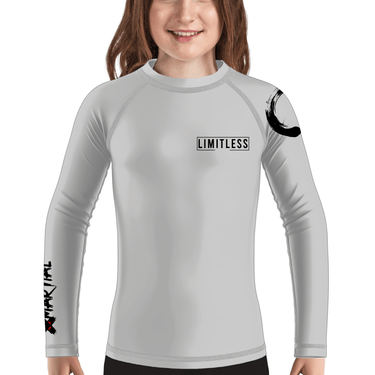 Limitless Kids BJJ Rash Guard XMARTIAL