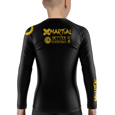 Limitless Kids BJJ Rash Guard XMARTIAL