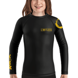 Limitless Kids BJJ Rash Guard XMARTIAL