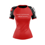 Making Veterans Great Again BJJ Rash Guard XMARTIAL