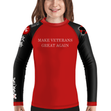 Making Veterans Great Again BJJ Rash Guard XMARTIAL