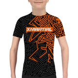 Maze Kids Rank BJJ Rash Guard XMARTIAL