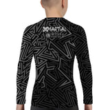 Maze Kids Rank BJJ Rash Guard XMARTIAL