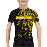 Maze Kids Rank BJJ Rash Guard XMARTIAL