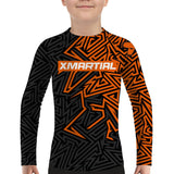 Maze Kids Rank BJJ Rash Guard XMARTIAL