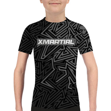 Maze Kids Rank BJJ Rash Guard XMARTIAL