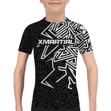 Maze Kids Rank BJJ Rash Guard XMARTIAL