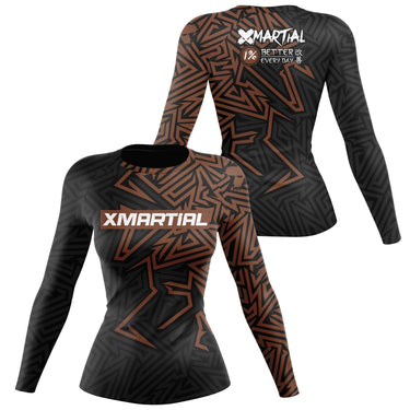 Maze Women's Rank BJJ Rash Guard XMARTIAL