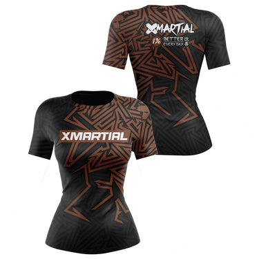 Maze Women's Rank BJJ Rash Guard XMARTIAL