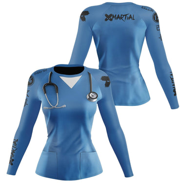 Medic Fighter Women's BJJ Rash Guard XMARTIAL