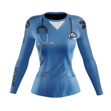 Medic Fighter Women's BJJ Rash Guard XMARTIAL