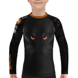 Midnight Panther Kids Rash Guard XMARTIAL