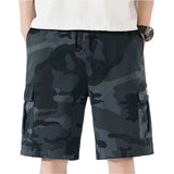 Navy Bush Camo Cargo Shorts XMARTIAL