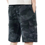 Navy Bush Camo Cargo Shorts XMARTIAL