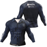 Officer Grappler BJJ Rash Guard XMARTIAL