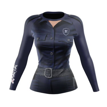 Officer Grappler Women's BJJ Rash Guard XMARTIAL