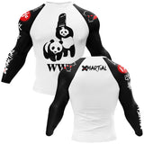 Panda Chair Shot BJJ Rash Guard XMARTIAL