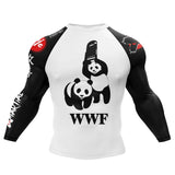 Panda Chair Shot BJJ Rash Guard XMARTIAL