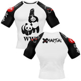 Panda Chair Shot BJJ Rash Guard XMARTIAL