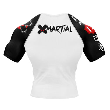 Panda Chair Shot BJJ Rash Guard XMARTIAL