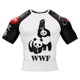 Panda Chair Shot BJJ Rash Guard XMARTIAL