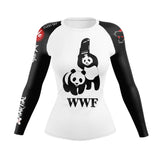 Panda Chair Shot Women’s BJJ Rash Guard XMARTIAL