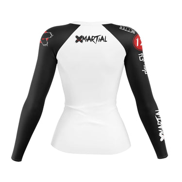 Panda Chair Shot Women’s BJJ Rash Guard XMARTIAL