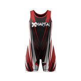 Racing Stripes Women's Wrestling Singlet XMARTIAL