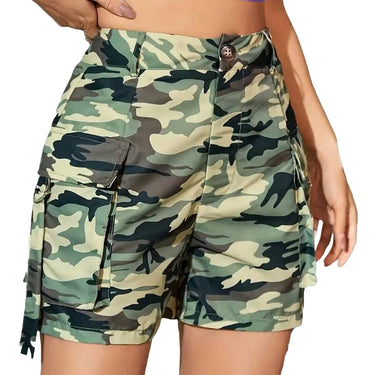 Rebel Women's Camo Cargo Shorts XMARTIAL