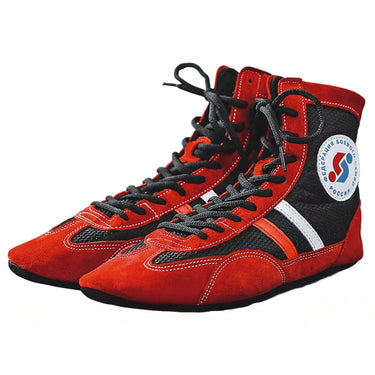 Red Battle Pro Wrestling Shoes XMARTIAL