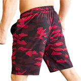 Red Summit Drawstring Camo Shorts XMARTIAL