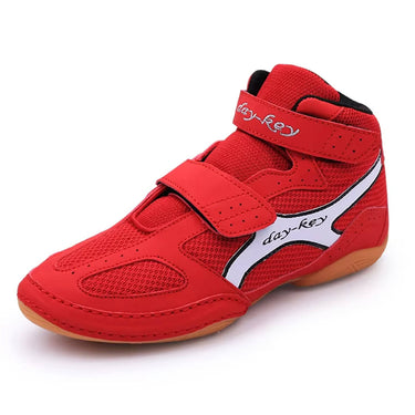 Red Take Down Youth Wrestling Shoes XMARTIAL