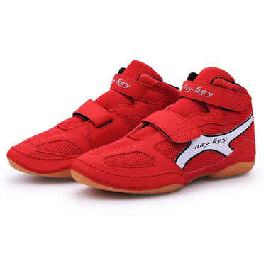 Red Take Down Youth Wrestling Shoes XMARTIAL