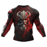 Red Viking BJJ Rash Guard XMARTIAL