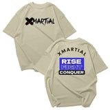 Rise Fight Conquer Oversized Faded T-Shirt XMARTIAL