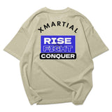 Rise Fight Conquer Oversized Faded T-Shirt XMARTIAL