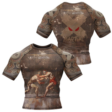 Roman gladiatorial BJJ Rash Guard XMARTIAL