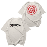 Round Jitsu Oversized Faded T-Shirt XMARTIAL