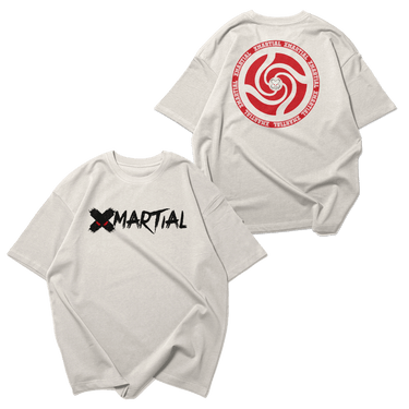 Round Jitsu Oversized Faded T-Shirt XMARTIAL