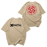 Round Jitsu Oversized Faded T-Shirt XMARTIAL