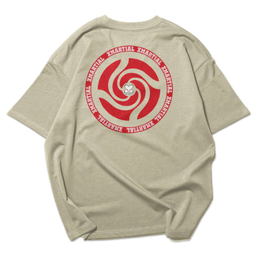 Round Jitsu Oversized Faded T-Shirt XMARTIAL