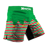 Santa Elf 2.0 Hybrid BJJ/MMA Shorts XMARTIAL