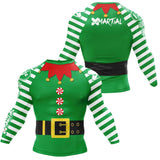 Santa Elf Rash Guard XMARTIAL